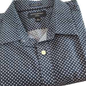 Banana Republic Men's Navy Shirt
